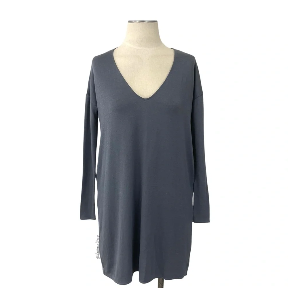 Aritzia- Wilfred Free Gail Dress in Slate Blue XXS